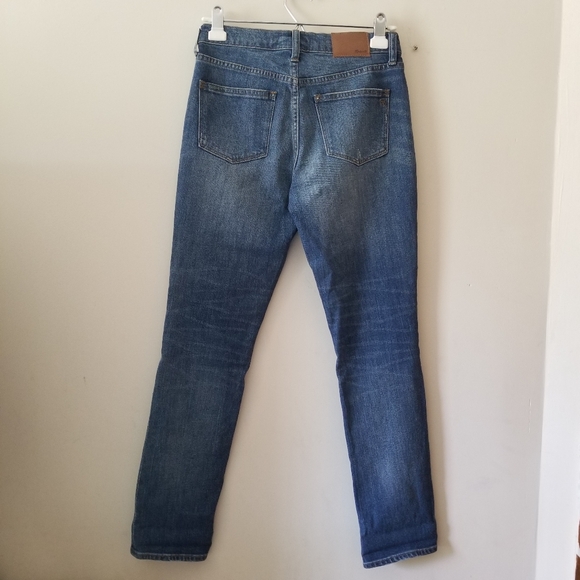 MADEWELL The Slim Boyjean Rip & Repair Edition in Brinville Size 25 High Waist - Picture 4 of 10